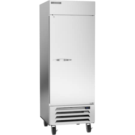 Beverage-Air Reach In Refrigerator, Single Section, Solid Door, 25.88 Cu. Ft. HBR27HC-1